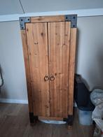 Houten kast met 3 planken - 50x120x40 cm, Ophalen, 100 tot 150 cm, Grenenhout, 50 tot 100 cm
