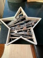 Decoratieve ster met natuurlijke houten invulling, Ophalen of Verzenden, Gebruikt