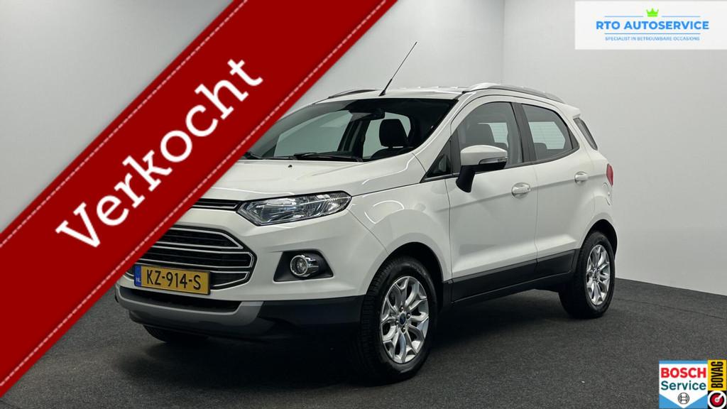 Ford EcoSport 1.0 EcoBoost Titanium ECC LM CRUISE., Auto's, Ford, Voorwielaandrijving, Gebruikt, Ecosport, Wit