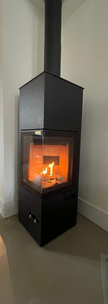 Supra Quattro Houtkachel 8kW, Gebruikt, Houtkachel, Ophalen of Verzenden, Vrijstaand