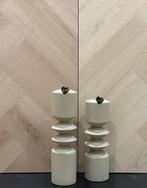 Japandi Kandelaars Beige - Vloerenplaza Enschede, Overige materialen, Beige, Nieuw, Ophalen of Verzenden