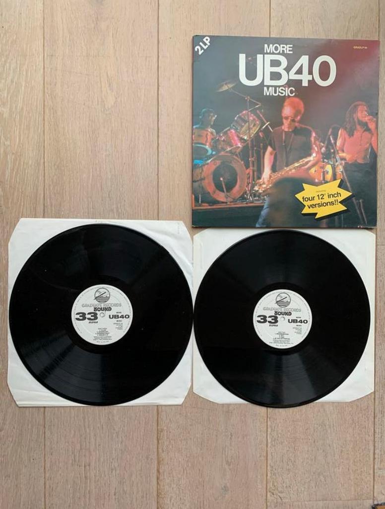 UB40 - More UB40 Music 2LP, Ophalen of Verzenden, Gebruikt, 12 inch