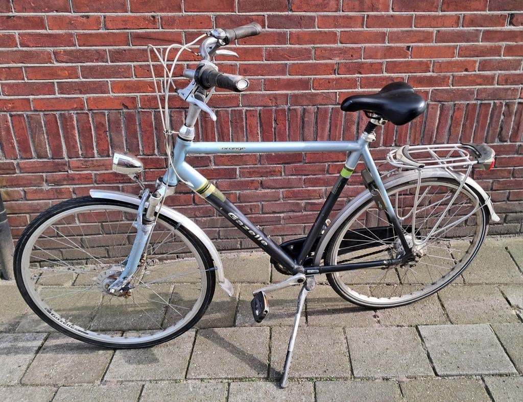 Gazelle Orange herenfiets, Fietsen en Brommers, Fietsen | Heren | Herenfietsen, Ophalen, Gebruikt, Versnellingen, 57 tot 61 cm