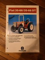 tractor folder Fiatagri Fiat 35-66 DT, Ophalen of Verzenden, Zo goed als nieuw