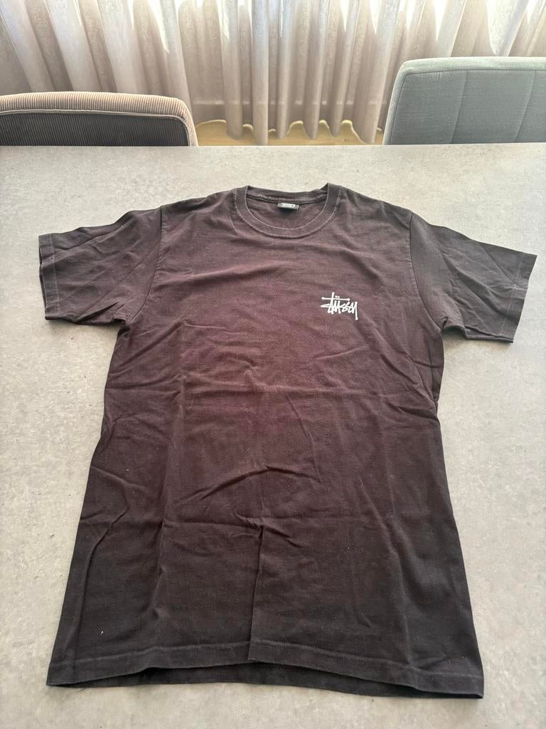 Stüssy t-shirt, Kleding | Heren, T-shirts, Ophalen of Verzenden, Gedragen, Maat 48/50 (M), Zwart