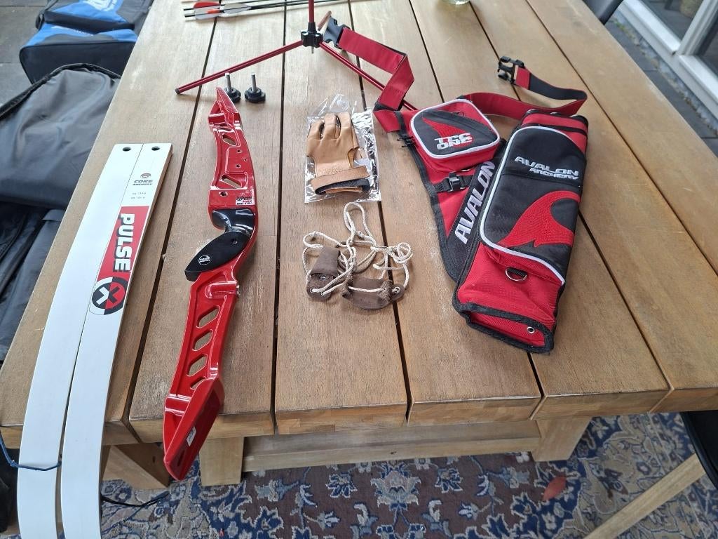Handboogset, Sport en Fitness, Handboogschieten, Ophalen, Zo goed als nieuw, Recurveboog
