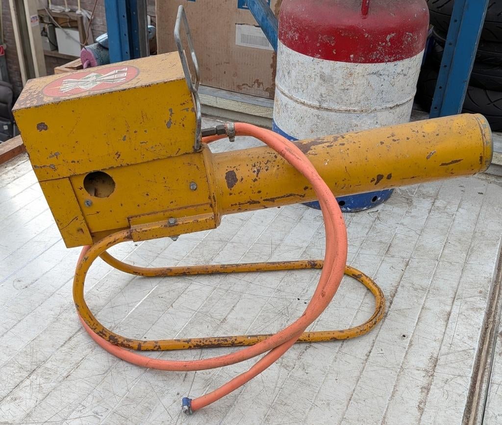 Knalapparaat vogelschrikker gaskanon vogelverjager, Ophalen of Verzenden, Gebruikt