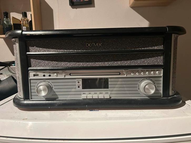 Denver Radio, CD, Cassette & Platenspeler - Goede Staat, Audio, Tv en Foto, Stereo-sets, Gebruikt, Cassettedeck, Overige merken