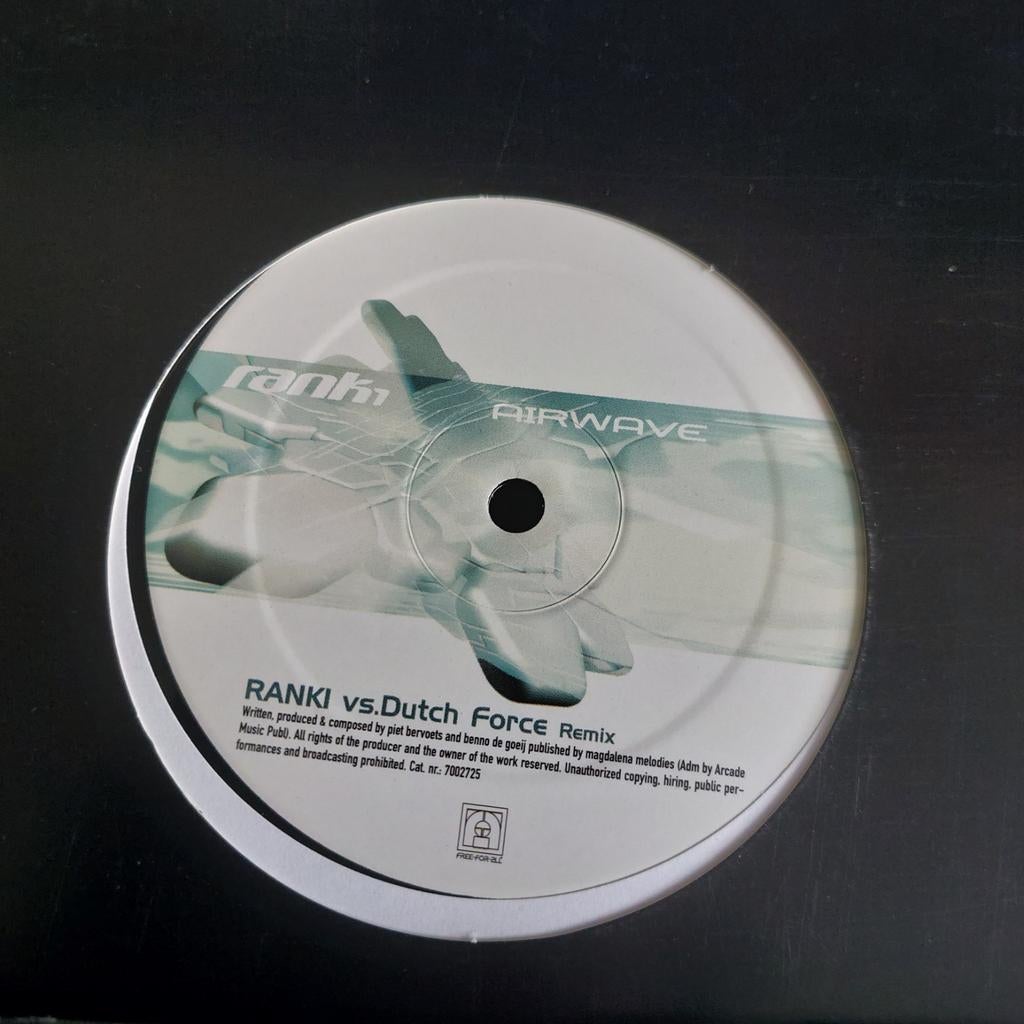 Rank 1 - Airwave, Ophalen of Verzenden, Gebruikt, Overige formaten, Techno of Trance