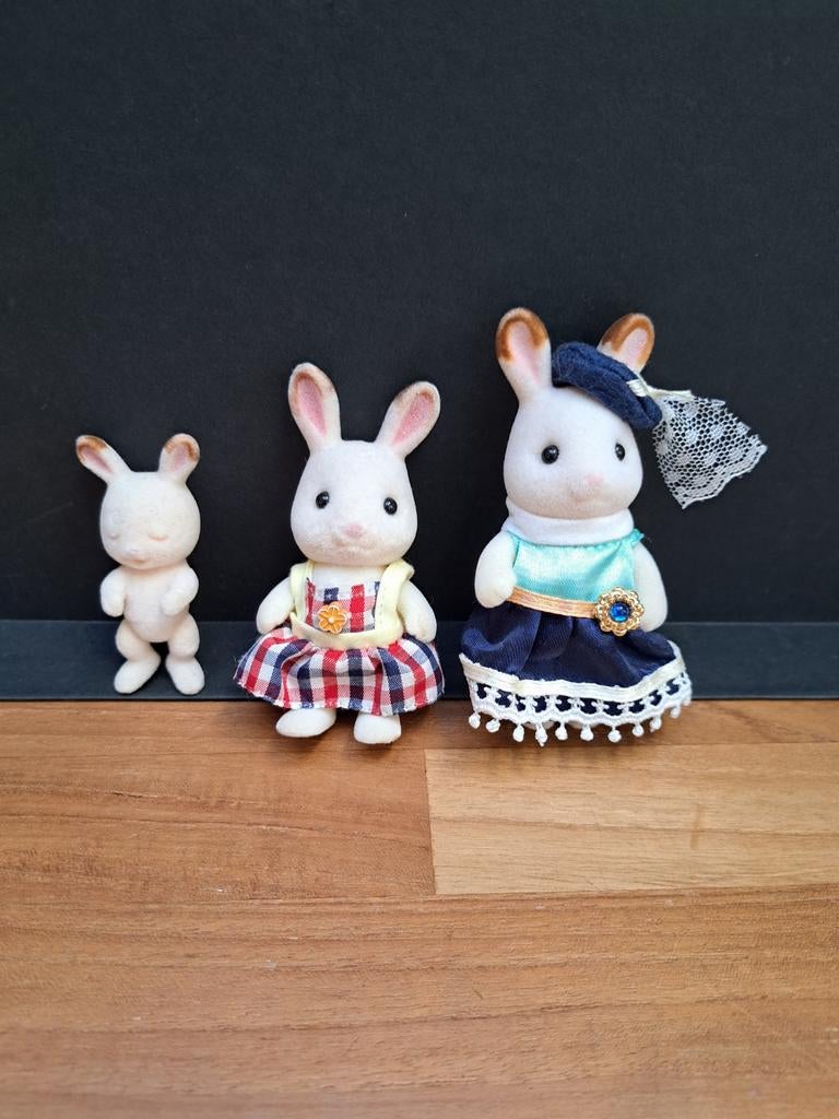 Sylvanian Families Chocoladekonijnen set (3 stuks), Ophalen of Verzenden, Zo goed als nieuw