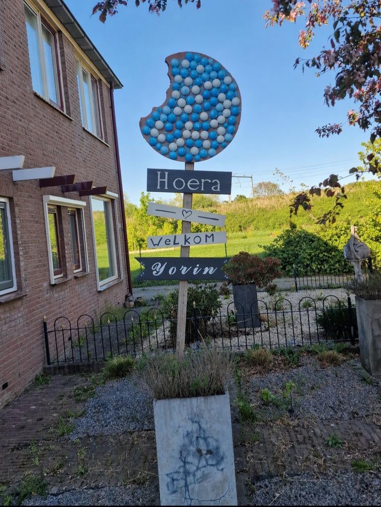 Geboortebord, Kinderen en Baby's, Kraamcadeaus en Geboorteborden, Ophalen