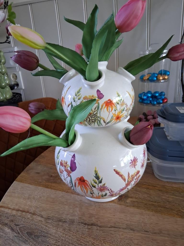Tulpenvaas, Huis en Inrichting, Ophalen, Overige kleuren, Glas, Minder dan 50 cm