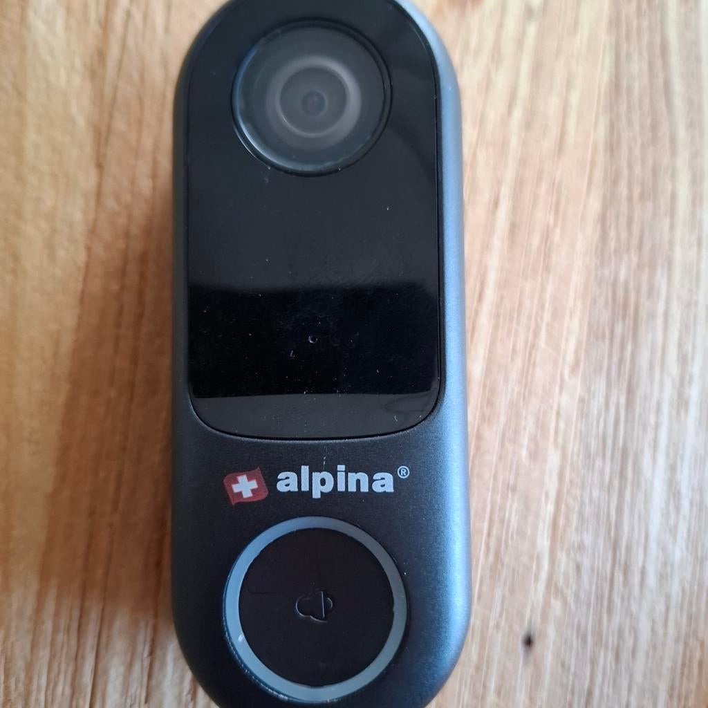 Alpina Smart Home Video Deurbel met Chime, Ophalen, Ingebouwde camera, Zo goed als nieuw, Bedraad