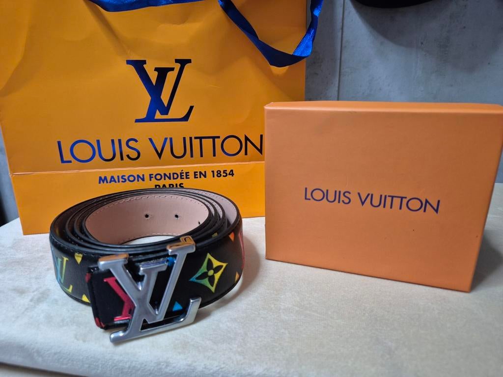 Leren riem 125 cm, Ophalen of Verzenden, Zwart, 115 cm of meer