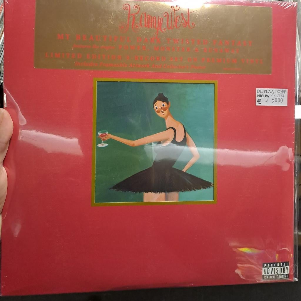 LP Kanye West My Beautiful Dark Twisted Fantasy Vinyl NEW, Verzenden, 2000 tot heden, Nieuw in verpakking, 12 inch