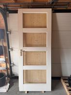 Binnendeur opdek 830x2105mm wit met glasstroken, Doe-het-zelf en Verbouw, Deuren en Horren, Ophalen, Gebruikt, 80 tot 100 cm, Binnendeur