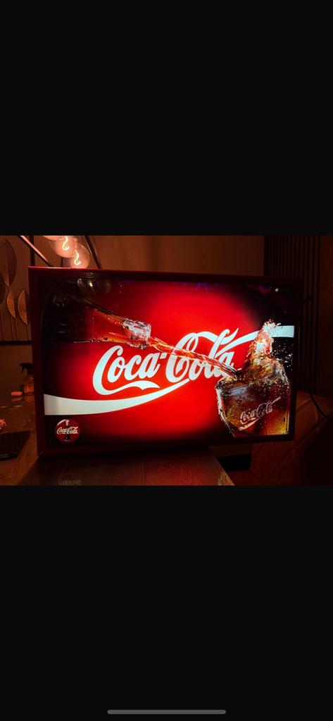 Vintage Coca cola lichbak, Verzamelen, Ophalen of Verzenden, Zo goed als nieuw, Gebruiksvoorwerp