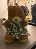 Beren knuffeltje met hoed en jurk., Ophalen, Zo goed als nieuw, Stoffen beer, Overige merken