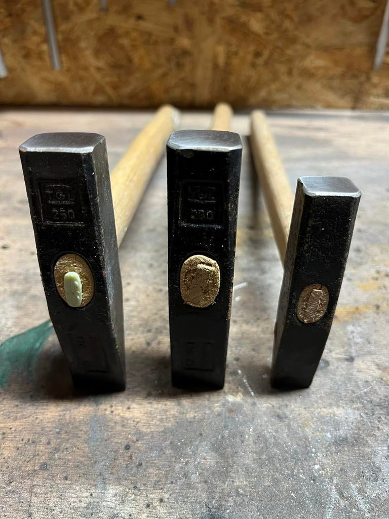 Nieuwe hamers bankhamers 3 stuks, Ophalen of Verzenden, Nieuw