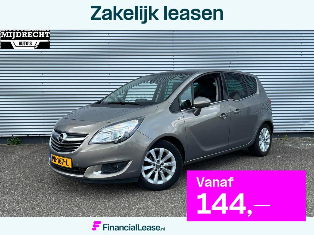 Opel Meriva 1.4 Turbo Cosmo / Navi / Cruise / Pano / Trekhaa, Voorwielaandrijving, Gebruikt, 4 cilinders, Leder