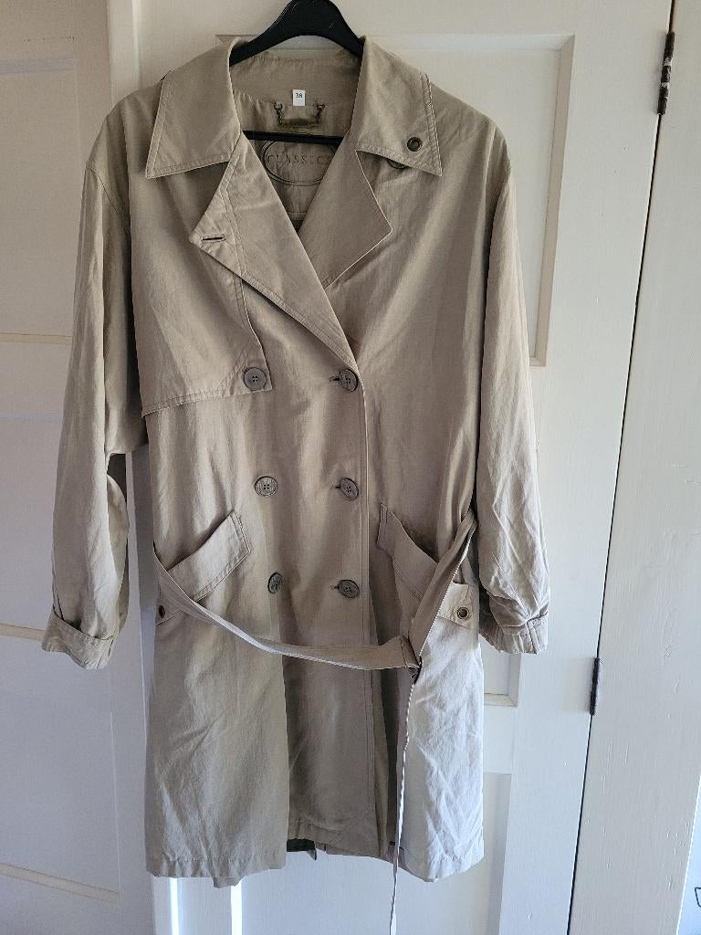 Trenchcoat Classics Vroom & Dreesman, Overige kleuren, Ophalen of Verzenden, Zo goed als nieuw, Maat 36 (S)