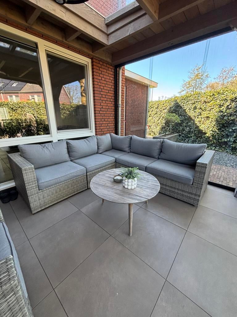 Wicker hoek loungeset + stoel | KeesSmit | 2022, Tuin en Terras, Tuinsets en Loungesets, Zo goed als nieuw, Loungeset, Wicker