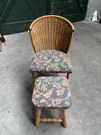 Stoel met krukje, Ophalen, Gebruikt, Eén