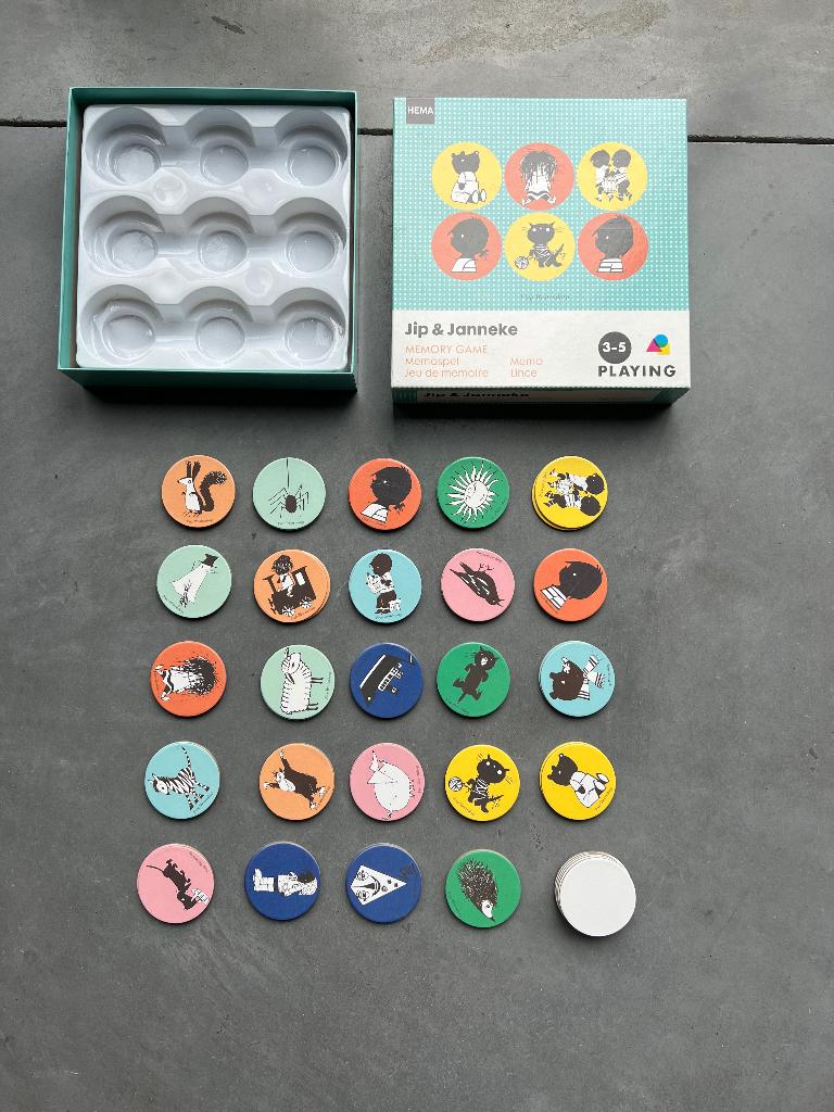 jip & janneke memory, Ophalen of Verzenden, Zo goed als nieuw, Puzzelen
