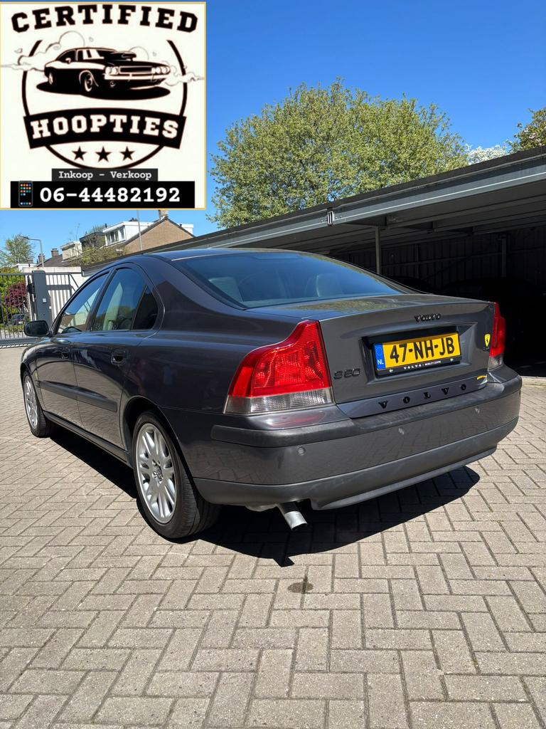 Volvo S60 2.4 170PK 2003 5DRS Grijs APK 08/05/2027 RIJKLAAR!, Auto's, Voorwielaandrijving, 1442 kg, S60, 75 €/maand