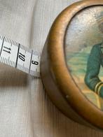 Antiek blikken doosje met maritiem decor, Ophalen of Verzenden