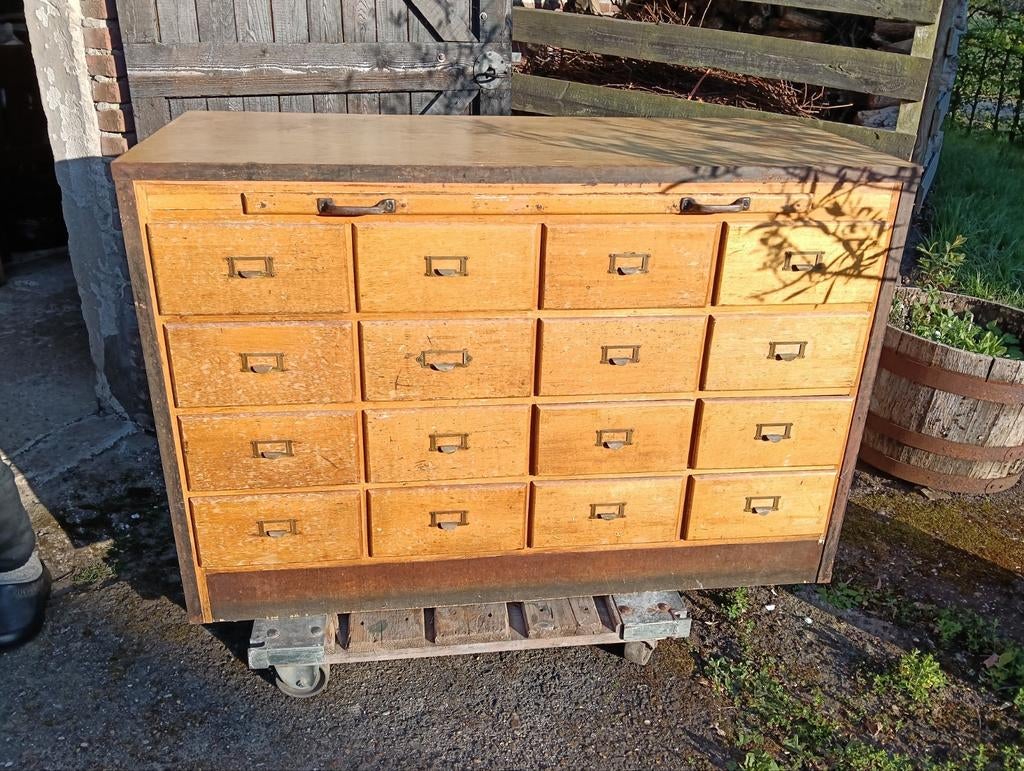 Orginele apotheek kast / ladenkast, Antiek en Kunst, Ophalen