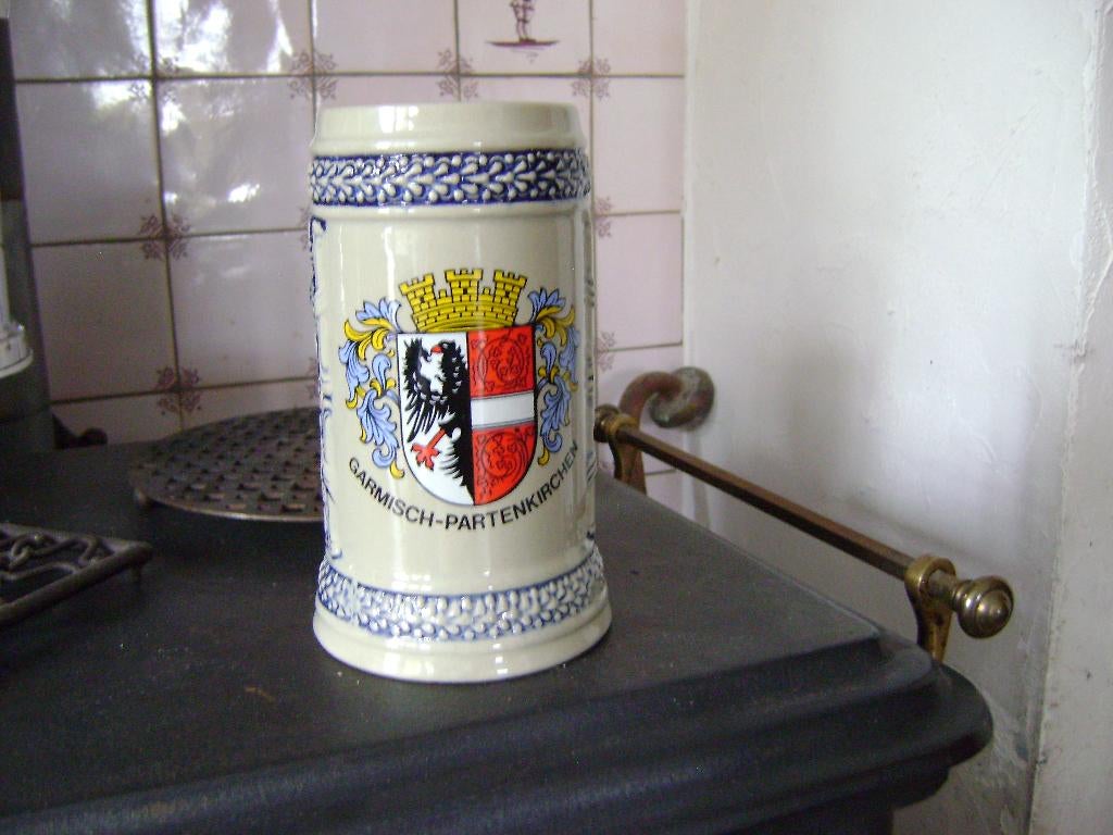 Duitse Bierpul - gemerkt en gemummerd, Verzamelen, Ophalen of Verzenden, Zo goed als nieuw, Pul(len), Overige merken