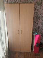 Houten kledingkast met planken, Huis en Inrichting, Ophalen, 50 tot 100 cm, Modern, 150 tot 200 cm