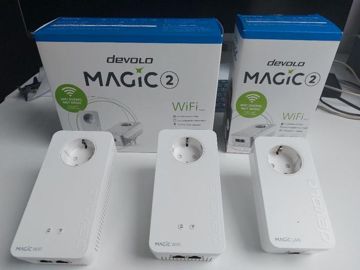 Devolo Magic 2 Wifi + Uitbreiding, Computers en Software, WiFi-versterkers, Zo goed als nieuw, Ophalen of Verzenden