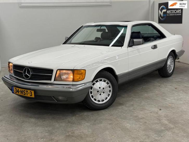 Mercedes-Benz S-klasse 500 SEC / SUPER NETJES / ORGINELE VER, Auto's, Oldtimers, Bedrijf, Te koop, ABS, Airconditioning, Centrale vergrendeling