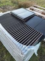 Thule platte dakpannen - Pallet vol, Gebruikt, Steen of Klei, Zwart, Ophalen of Verzenden
