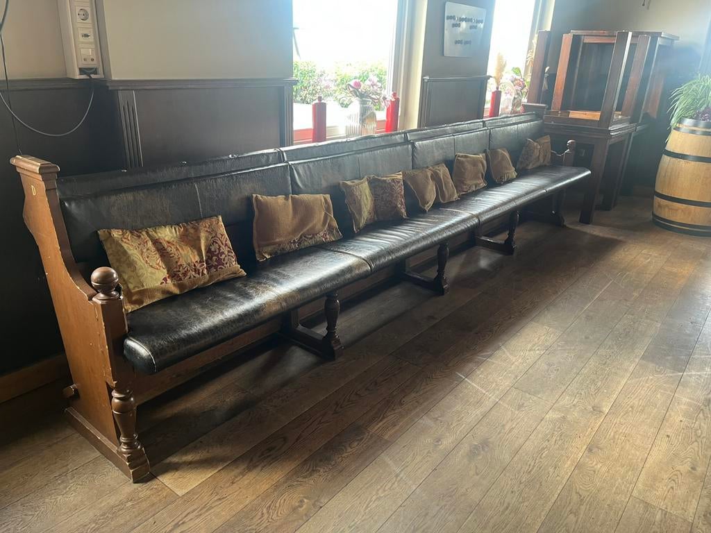 Authentieke kerkbank, Ophalen, Gebruikt