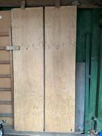 Vlonder voor caravanvoortent 18mm gelakt stroken hanteerbaar, Ophalen, Zo goed als nieuw