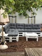 Pallet-Kussens voor loungeset, antraciet, totaal 10 stuks, Tuin en Terras, Tuinmeubel-accessoires, Ophalen of Verzenden, Zo goed als nieuw