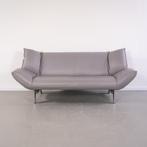 ACTIE!! 1x Leolux Tango 3-zits/223cm Bank Grijs - Gepolijst, Niet ingevuld, Niet ingevuld, Driepersoons, 75 tot 100 cm