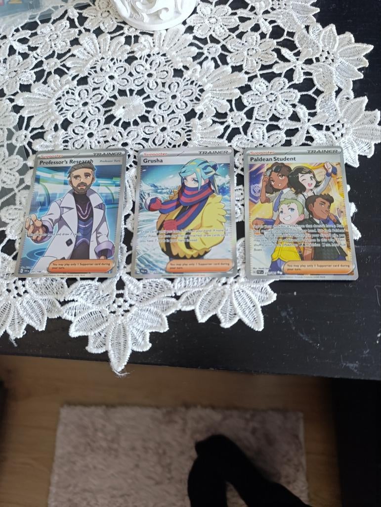 3 Pokémon Trainers perfect condition uit mij collectie, Ophalen of Verzenden, Zo goed als nieuw, Meerdere kaarten