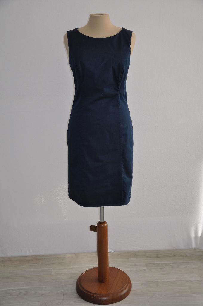 s. oliver jurk 38, m, marineblauwe jurk 38, m, jurk 38, m, Kleding | Dames, Jurken, Zo goed als nieuw, Maat 38/40 (M), Blauw, Boven de knie