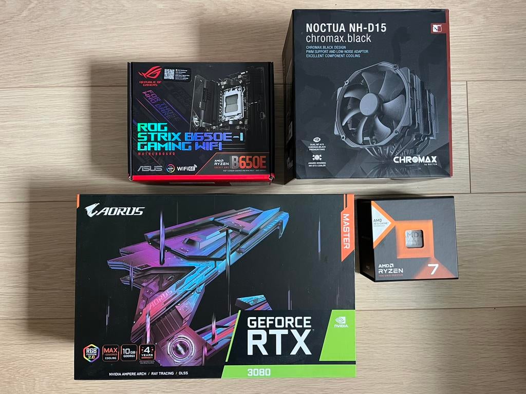 Lege dozen videokaart - moederbord - koeler - CPU, Computers en Software, Videokaarten, Ophalen of Verzenden, Zo goed als nieuw