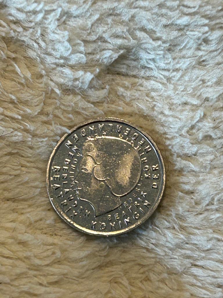 Nederlandse Loeki gulden 2001, Postzegels en Munten, Verzenden, Koningin Beatrix, 1 gulden, Losse munt