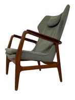 Vintage Design Fauteuil Bovenkamp Aksel Bender Madsen Heren, Huis en Inrichting, Fauteuils, Gebruikt, Vintage, 75 tot 100 cm, Stof