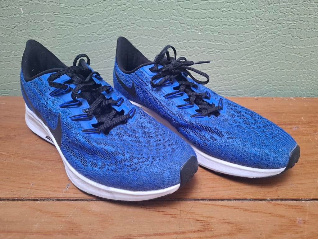 Nike hardloopschoenen blauw maat 44  - in goede staat, Blauw, Sportschoenen, Nike, Ophalen of Verzenden