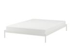 Ikea Vevelstad bedframe met lattenbodems 160x200 wit, Huis en Inrichting, Ophalen, Wit, Tweepersoons, Zo goed als nieuw