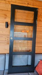 Pertura 304 stompe deur met glas 201x82, Ophalen, Gebruikt, 80 tot 100 cm, Binnendeur