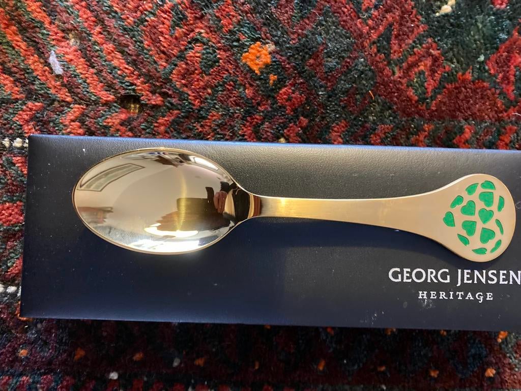 Georg Jensen Zilveren 925 Lepel, Verzenden, Zilver