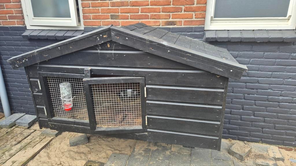 Mooi groot konijnen hok, Dieren en Toebehoren, Ophalen, 110 cm of meer, Zo goed als nieuw, 90 cm of meer